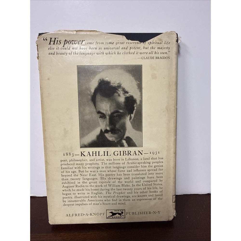 The Prophet-Kahlil Gibran-66th Printing-1962 - Picture 2 of 12